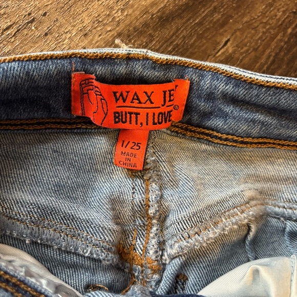Wax Jean Blue Skinny Distressed Denim - Picture 3 of 3